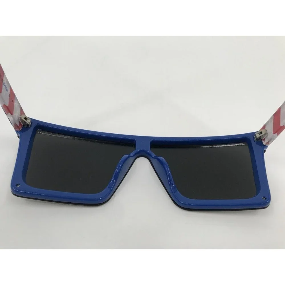 Tipsy Elves Sunglasses Star Spangled With Case Red White Blue Stars‎ Stripes USA